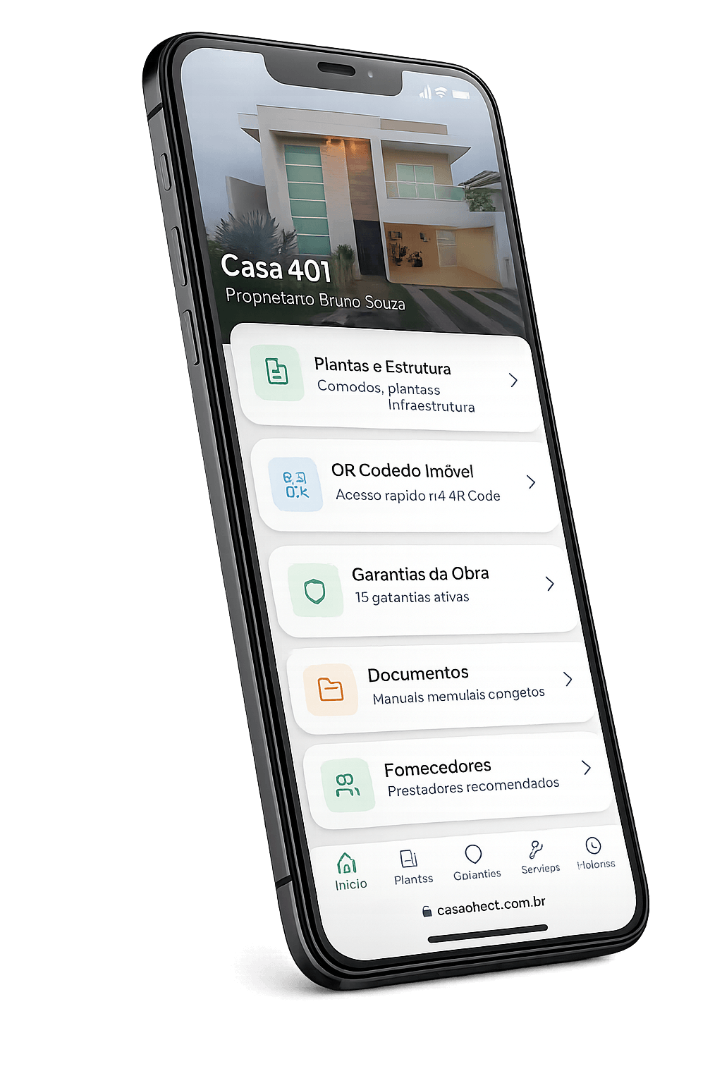 Painel completo para a construtora